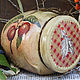 Баночка для кухни Сбор урожая. Персики и абрикосы. Банки. Ольга vintage decor & batik. Интернет-магазин Ярмарка Мастеров.  Фото №2
