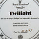 Винтаж: Erte коллекционная тарелка «Twilight»/ «Сумерки» 1980-е г. Тарелки декоративные винтажные. Lea. Интернет-магазин Ярмарка Мастеров.  Фото №2