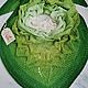 Shawl 'Botany' knitted, green. Shawls. Makushka_knits™. Online shopping on My Livemaster.  Фото №2