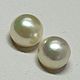 Заказать Жемчуг Акойя /Япония – Подрез АА+ – Пара на кольцо. ТАНАГРА gemstones (винтаж). Ярмарка Мастеров. . Заготовки для украшений Фото №3