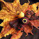 Brooch 'Fall', Brooches, Moscow,  Фото №1