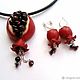 Pendant - necklace Granatik with pomegranate. Necklace. Shagree (Shagree). My Livemaster. Фото №5