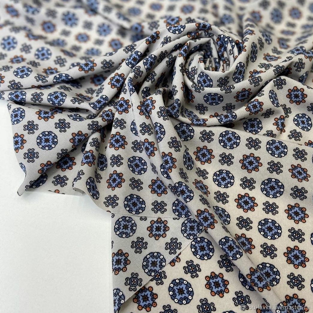 Французкий шифон Геометричный принт в интернет-магазине на Ярмарке ...