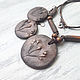 Pendant and earrings made of polymer clay. Jewelry Sets. Valerunka. Online shopping on My Livemaster.  Фото №2