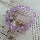Lilac Quartz Bracelet. Bead bracelet. Diamant of Happiness. Online shopping on My Livemaster.  Фото №2