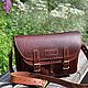 Заказать Сумка-мессенджер А4 «Student». VIKING LEATHER CRAFT. Ярмарка Мастеров. . Мужская сумка Фото №3