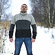  свитер твидовый "Стефан". Свитеры мужские. KnitStyle Assorti077. Ярмарка Мастеров.  Фото №6