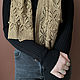 Hypoallergenic soft scarf for women, knitted scarf made of camel down. Scarves. Dobryy_vyaz. My Livemaster. Фото №6