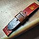  "Воспоминание о будущем". Ремешок для часов. Олег Мачуков (luckystrap). Интернет-магазин Ярмарка Мастеров.  Фото №2