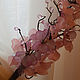 Магнитный подхват для штор "Розовая сказка ", Цветочный декор, Москва,  Фото №1