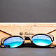"Superstar Blue" от Timbersun, деревянные очки ручной работы. Очки. Уникальные аксессуары Timbersun. Ярмарка Мастеров.  Фото №5
