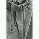 Заказать Брюки мужские из конопляной ткани Hand Woven Hemp Elastic Pant Natural. VÄN Studio. Ярмарка Мастеров. . Брюки мужские Фото №3