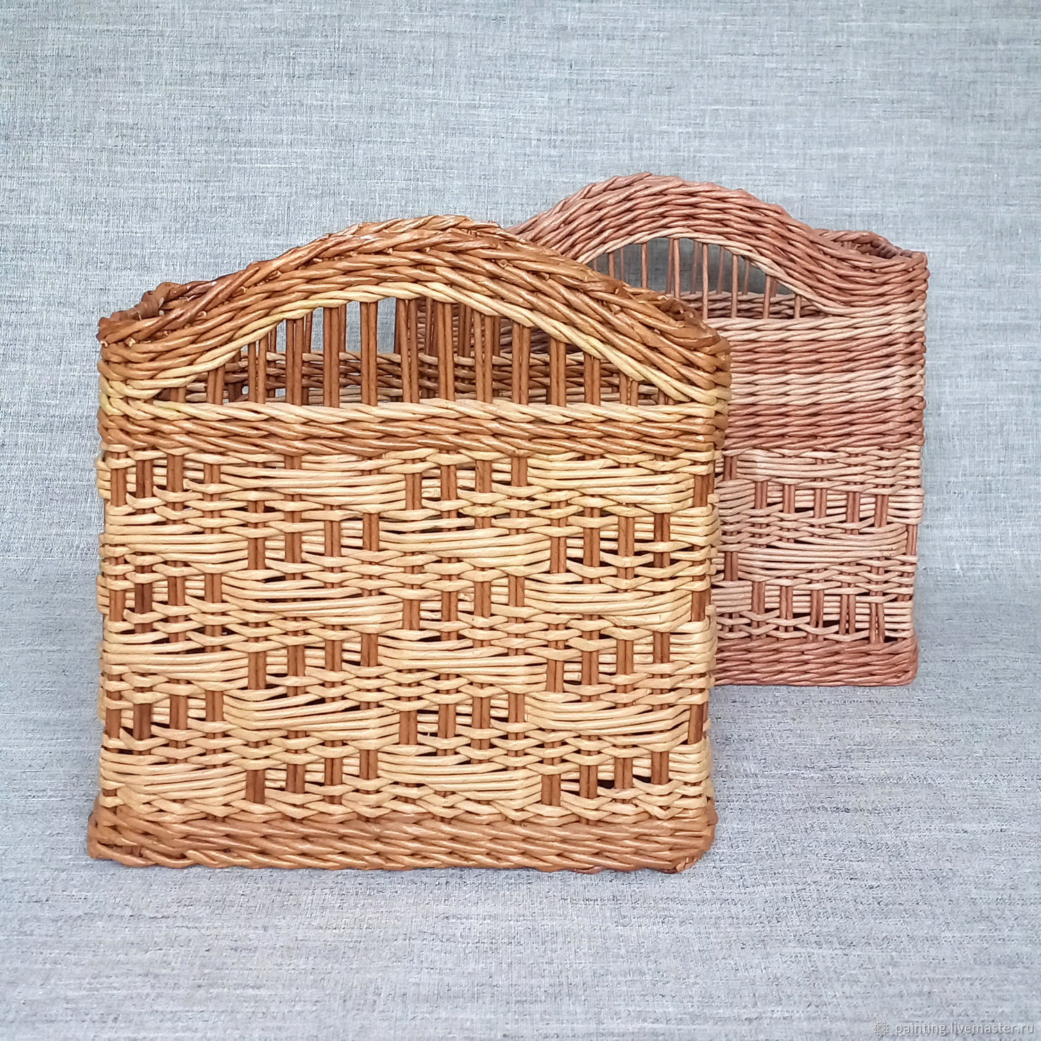 Плетеная корзинка органайзер для документов в интернет-магазине на ...