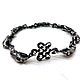 The bracelet 'Wolves knot of luck', Chain bracelet, Moscow,  Фото №1