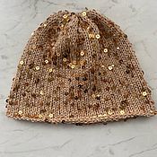 Женская шапка в стиле такори из итальянского кид мохера