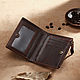 Leather wallet female and male Hypatius brown / Handmade, Wallets, Moscow,  Фото №1