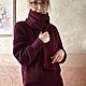 Свитер женский бордо из 100% кашемира. Свитеры. Diana 'Всё связано'. Ярмарка Мастеров.  Фото №5