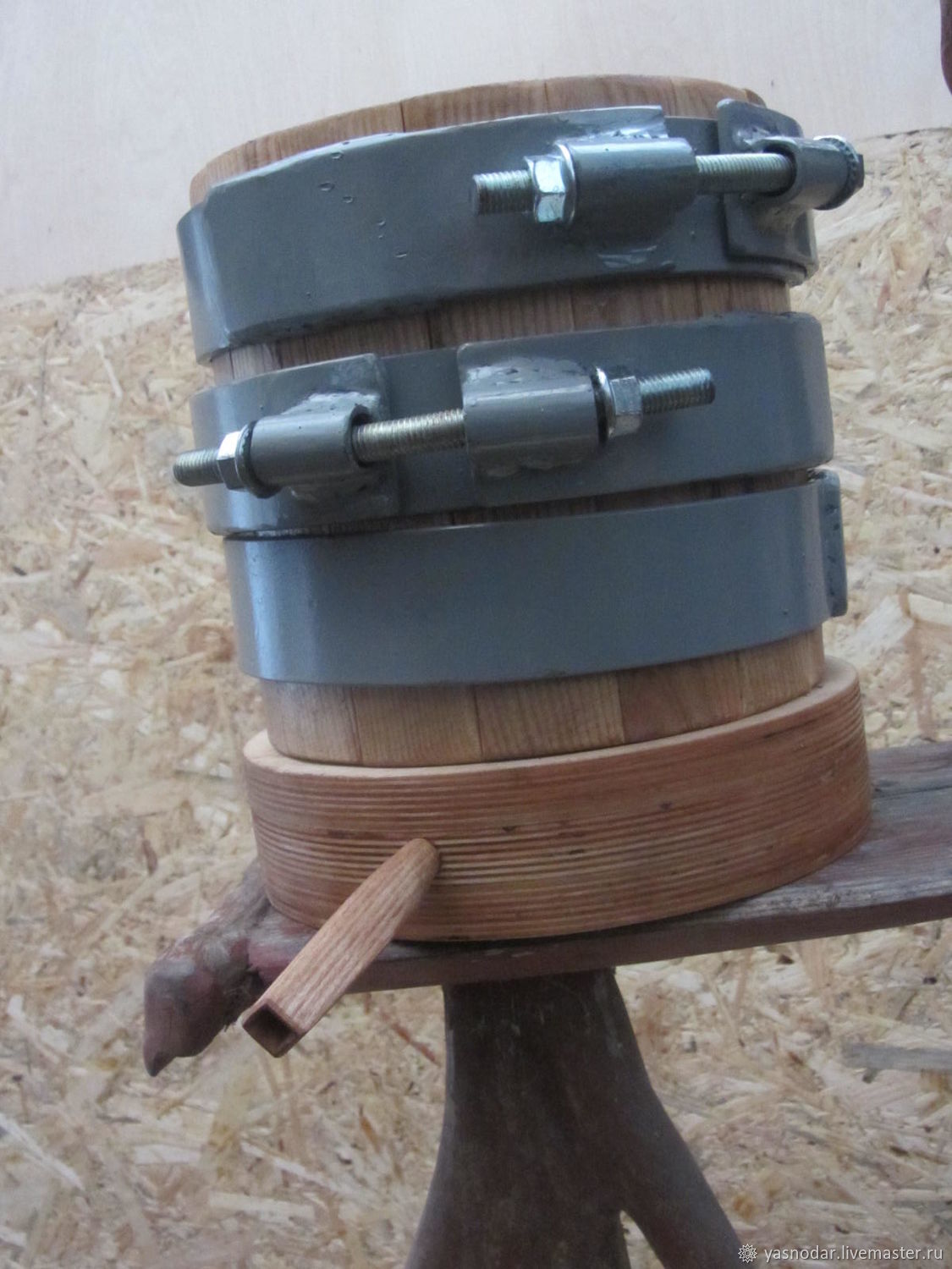 Пахталка для масла деревянная фото