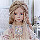 Veroniya. Textile collectible dolls, Boudoir doll, Kupavna,  Фото №1