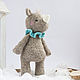 Stuffed toys: rhino Zhora. Stuffed Toys. bessonova-yana. Online shopping on My Livemaster.  Фото №2