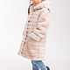 Children's fur coat made of natural mouton with a trimmed stripe. Childrens outerwears. Kids fur coat. Online shopping on My Livemaster.  Фото №2