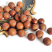 Материалы для творчества handmade. Livemaster - original item Beads Valuable Rosewood Dalbergia Honeycomb 20mm. Handmade.
