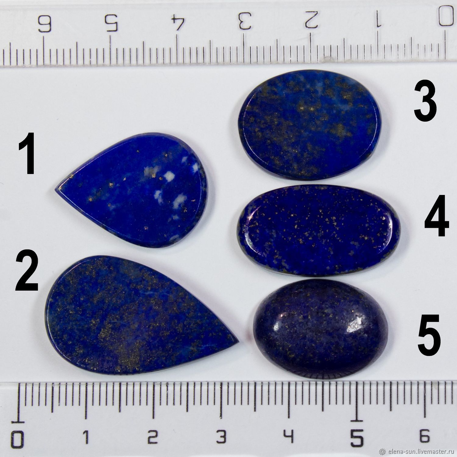 Лазурит 1 камень натуральный / природный (ляпис-лазурь) купить в ...