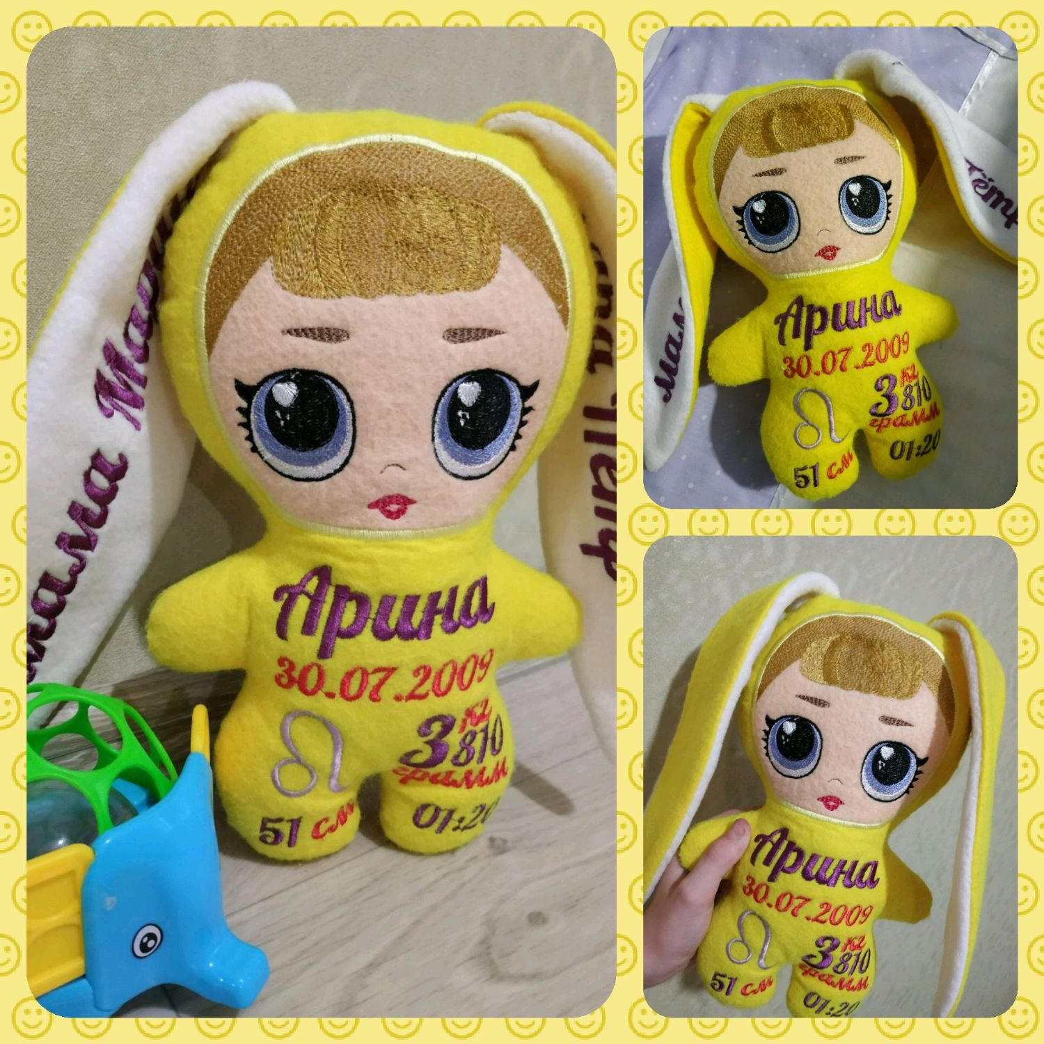 Куколка-метрика в костюме зайки в интернет-магазине Ярмарка Мастеров по ...