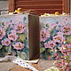 Набор коробов "Розовые маки", короб для хранения, акварель, Короб, Тбилиси,  Фото №1