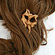 Hair clip made of wood 'Reed cat' (oak). Hairpins. OakForest Wooden Jewelry. My Livemaster. Фото №5