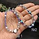 Order Beads made of natural mother of pearl, pearls, larimar, tanzanite, zircon. naturalkavni. Livemaster. . Beads2 Фото №3