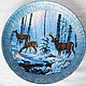 Plate with deer, Plates, Moscow,  Фото №1