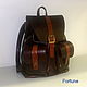 Leather backpack ' Big'. Backpacks. Sergei. My Livemaster. Фото №5