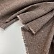 Ткань Костюмный Хлопок со Льном в Клетку Hugo Boss Италия, Ткани, Миасс,  Фото №1