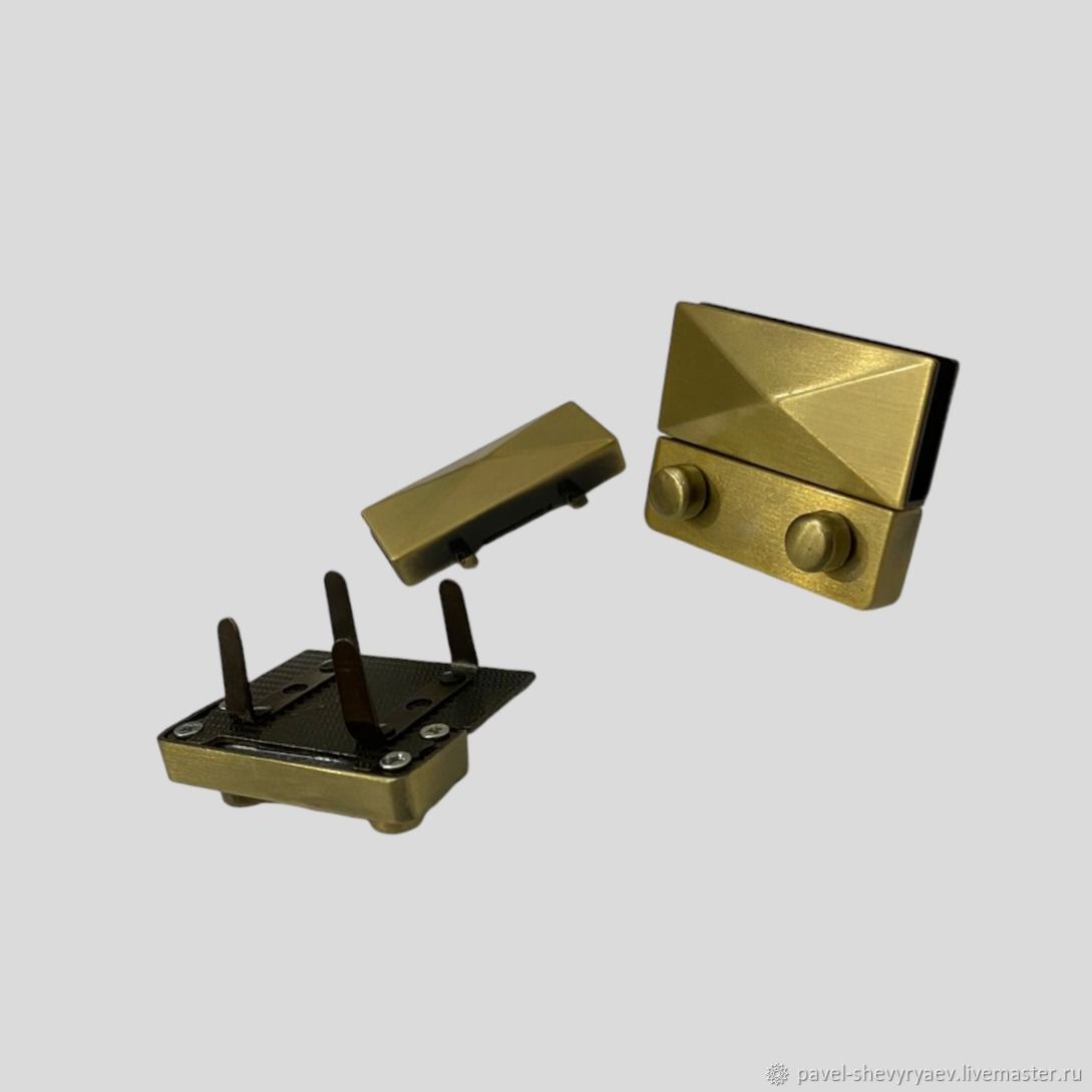 Замок для сумок, Цвет Антик, Золотой, Никель. ZM00013 купить в интернет-магазине Ярмарка Мастеров по цене 320 ₽ – V6JMWRU | Фурнитура для сумок, Видное - доставка по России