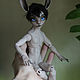 Заяц Чарльз. Авторская шарнирная кукла серии "Renny" БЖД (BJD). Шарнирная кукла. Anikori. Ярмарка Мастеров.  Фото №5