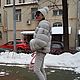 Шуба из песца "Анастасия" в натуральном цвете, Шубы, Москва,  Фото №1