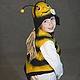Order Felted vest for the boy 'Young bees'. Nataly Kara - одежда из тонкого войлока. Livemaster. . Childrens vest Фото №3