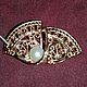 Brooch 925 SILVER,NATURAL PEARLS:new,seal,1995. Vintage brooches. From USSR. Online shopping on My Livemaster.  Фото №2