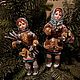 "12 месяцев. Настенька" 2/2021 - ватная елочная игрушка, Елочные игрушки, Москва,  Фото №1