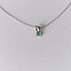White gold pendant with a gorgeous Ural emerald GIFT. Pendants. jewelry-market. Online shopping on My Livemaster.  Фото №2
