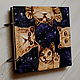 Sketchbook wood cover 16x16sm "Star Cats". Notebooks. EVAG. Online shopping on My Livemaster.  Фото №2