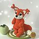 Вязаная игрушка вязаная белочка амигуруми, Амигуруми куклы и игрушки, Тамбов,  Фото №1