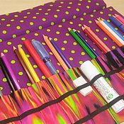 Канцелярские товары handmade. Livemaster - original item Pencil case for pencils and pens. Handmade.