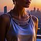 Кожаный шнурок на шею Гайтан 3 мм. Колье. Lanaza Jewelry. Ярмарка Мастеров.  Фото №6