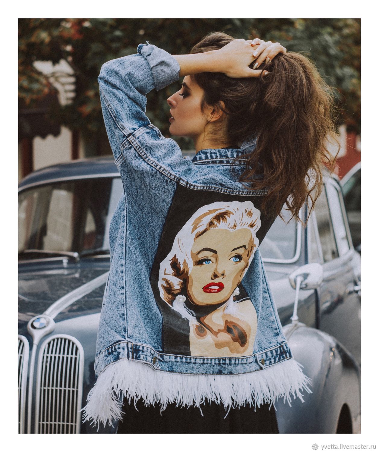 Джинсовая куртка с рисунком «Marilyn Monroe», Куртки, Москва,  Фото №1