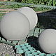 Concrete ball 30cm pommel on a pole concrete hemisphere. Figurines. Decor concrete Azov Garden. My Livemaster. Фото №4