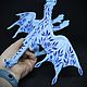 Snow dragon, Miniature figurines, Permian,  Фото №1