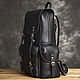 Дорожный рюкзак из натуральной кожи  crazy horse. Рюкзаки. Camelbags. Ярмарка Мастеров.  Фото №8