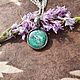 Подвеска с бирюзой "Green". Подвеска. Vadjra-jewelry. Интернет-магазин Ярмарка Мастеров.  Фото №2